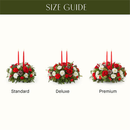 Holiday Soiree Centerpiece –  Tala Florist Northshore, North Vancouver BC