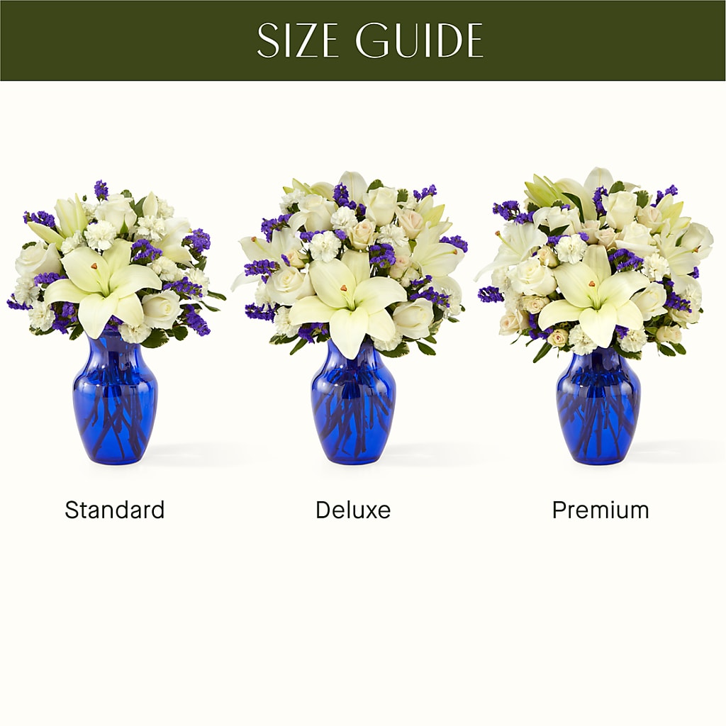 Sapphire Rush Bouquet –  Tala Florist Northshore, North Vancouver BC