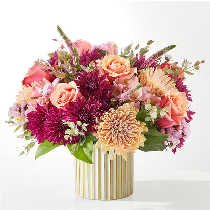 Berry Cobbler Bouquet with Ivory Vase –  Tala Florist Northshore, North Vancouver BC