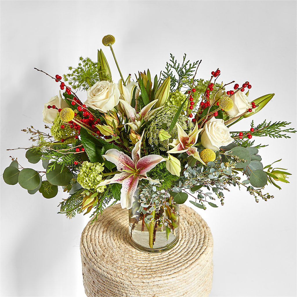 Berry & Bright Bouquet –  Tala Florist Northshore, North Vancouver BC