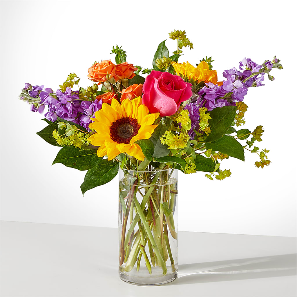 Vibrant Greetings Bouquet –  Tala Florist Northshore, North Vancouver BC