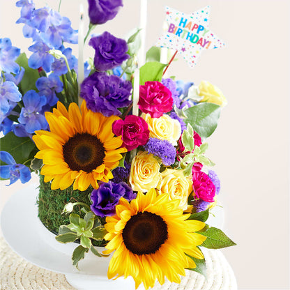 Star of the Day Floral Cake –  Tala Florist Northshore, North Vancouver BC