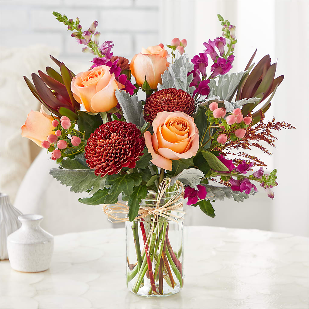Moody Hues Bouquet –  Tala Florist Northshore, North Vancouver BC