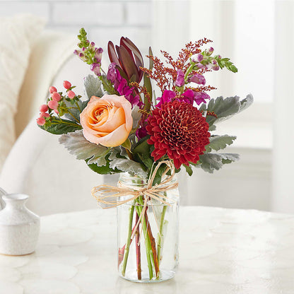 Moody Hues Bouquet –  Tala Florist Northshore, North Vancouver BC