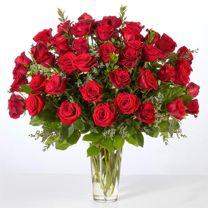 Forever Yours Fifty Stem Red Rose Bouquet –  Tala Florist Northshore, North Vancouver BC