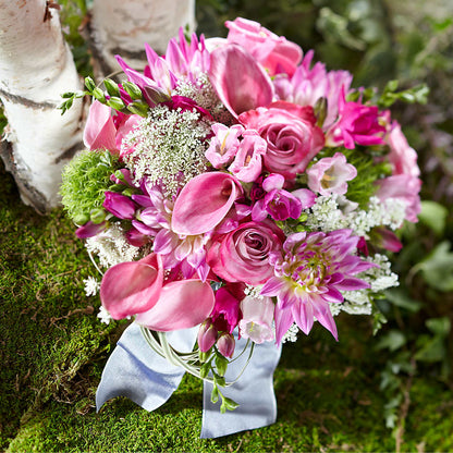 Pink Profusion Bouquet –  Tala Florist Northshore, North Vancouver BC