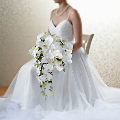Classic White Bouquet –  Tala Florist Northshore, North Vancouver BC