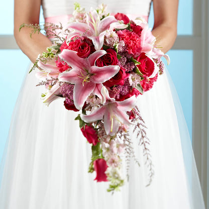 Lily & Rose Bouquet –  Tala Florist Northshore, North Vancouver BC