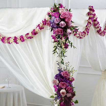 Color & Light Chuppah Decor –  Tala Florist Northshore, North Vancouver BC