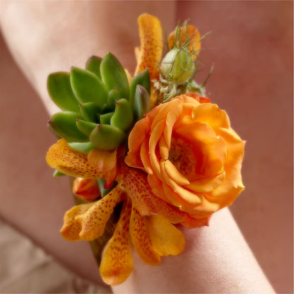 Irresistible Love Wrist Corsage –  Tala Florist Northshore, North Vancouver BC