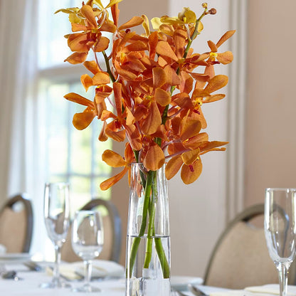 Orange Mokara Bud Vase –  Tala Florist Northshore, North Vancouver BC