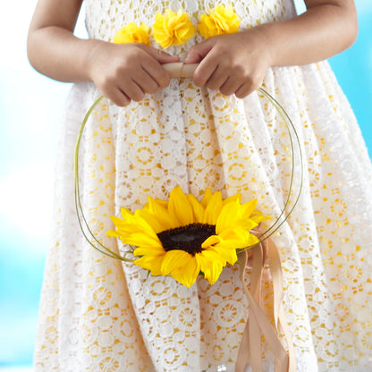 Sweet Sunshine Flower Girl Bouquet –  Tala Florist Northshore, North Vancouver BC